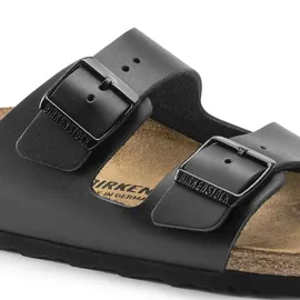 Birkenstock Arizona Naturleder schmal schwarz 41