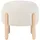 BIZZOTTO Sitzhocker Dayla Boucle-Stoff 45 x 38 x 45 cm Beige