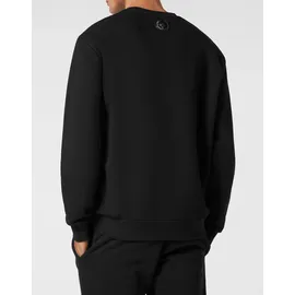 Plein Sport Sweatshirt Carbon Tiger", blau | schwarz 0207 schwarz, lightblau), Obermaterial: 88% Baumwolle, 12% Polyester, Sweatshirts Sweatshirt