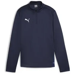 PUMA teamGOAL 1/4-Zip Trainings-Top Kinder 06 - PUMA navy/PUMA white/persian blue 164
