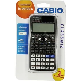 Casio FX-991DE X Wissenschaftlicher Taschenrechner schwarz