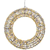 Lumineo Micro LED-Kranz X-MAS Ø38cm