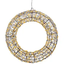 Lumineo Micro LED-Kranz X-MAS Ø38cm