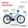 coolmobility gmbh S'COOL troX 20 Zoll blau