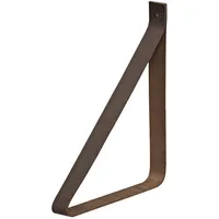 DOLLE Regal-Loop-Set aus Leder, braun 790 x 30 x