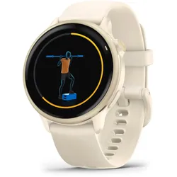 Smartwatch GARMIN "vívoactive 6", beige, Smartwatches