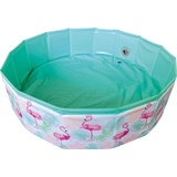 Splash & Fun Fix Pool Flamingo #80 cm, faltbar, mit Tasche