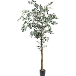 Kunstbaum CREATIV GREEN "Olive", grün, H:210cm, Kunststoff, Kunstpflanzen, mit detailgetreuer Gestaltung
