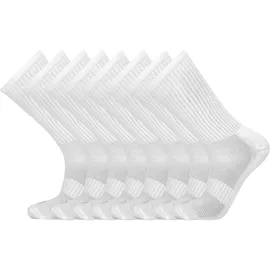 Endurance Hoope Socken 8 Paar Grau/Weiß 35-38