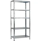 SCHULTE Regalwelt Schulte Steck-Grundregal Verzinkt 200 cm x 120 x 35 cm