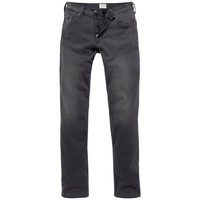 Mustang Herren Jeans Washington aus grauem Black Denim-W33 / L30 Grau 33 x 30