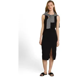 Tom Tailor Kleid Trägerkleid unifarben Schwarz L