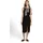 Tom Tailor Kleid Trägerkleid unifarben Schwarz L