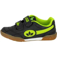 LICO Unisex Kinder Bernie V Hallenschuhe, Schwarz Lemon, 38