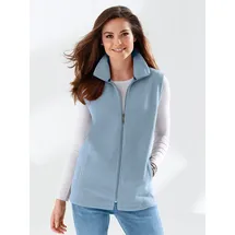Sieh an! Fleece-Weste Blau 40
