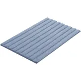 KLEINE WOLKE Badteppich Cord Blau 120 x 70 cm