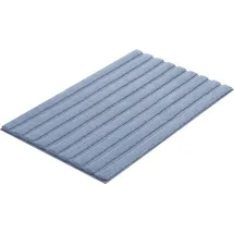 KLEINE WOLKE Badteppich Cord Blau 120 x 70 cm