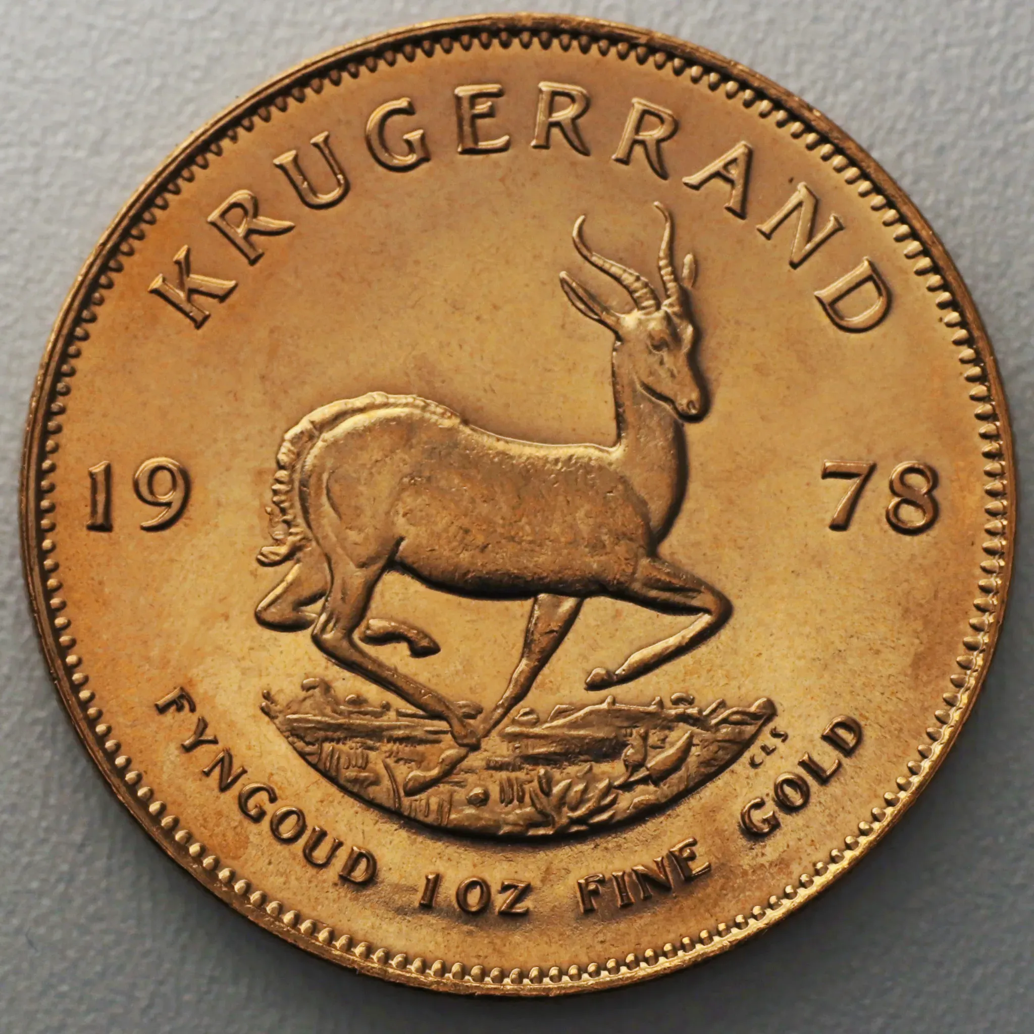 Goldmünze 1oz Krügerrand 1978 (Südafrika)