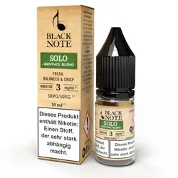 Black Note Solo V2 Liquid 10ml / 3mg