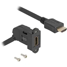 DeLock HDMI Einbaubuchse Stecker 30 cm Schwarz