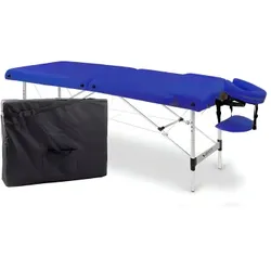 Massageliege Größe M dunkelblau ZENET ZET-1044