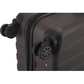 suitline Hartschalenkoffer Trolley 4-Rollen Cabin 55 cm / 34 l titan