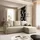 lookway Ecksofa Cuddle Textil mit Schlaffunktion und Bettkasten 2-Sitzer Beige