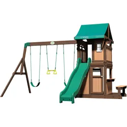 Backyard Discovery Lakewood Spielturm, Schaukel, Rutsche One Size