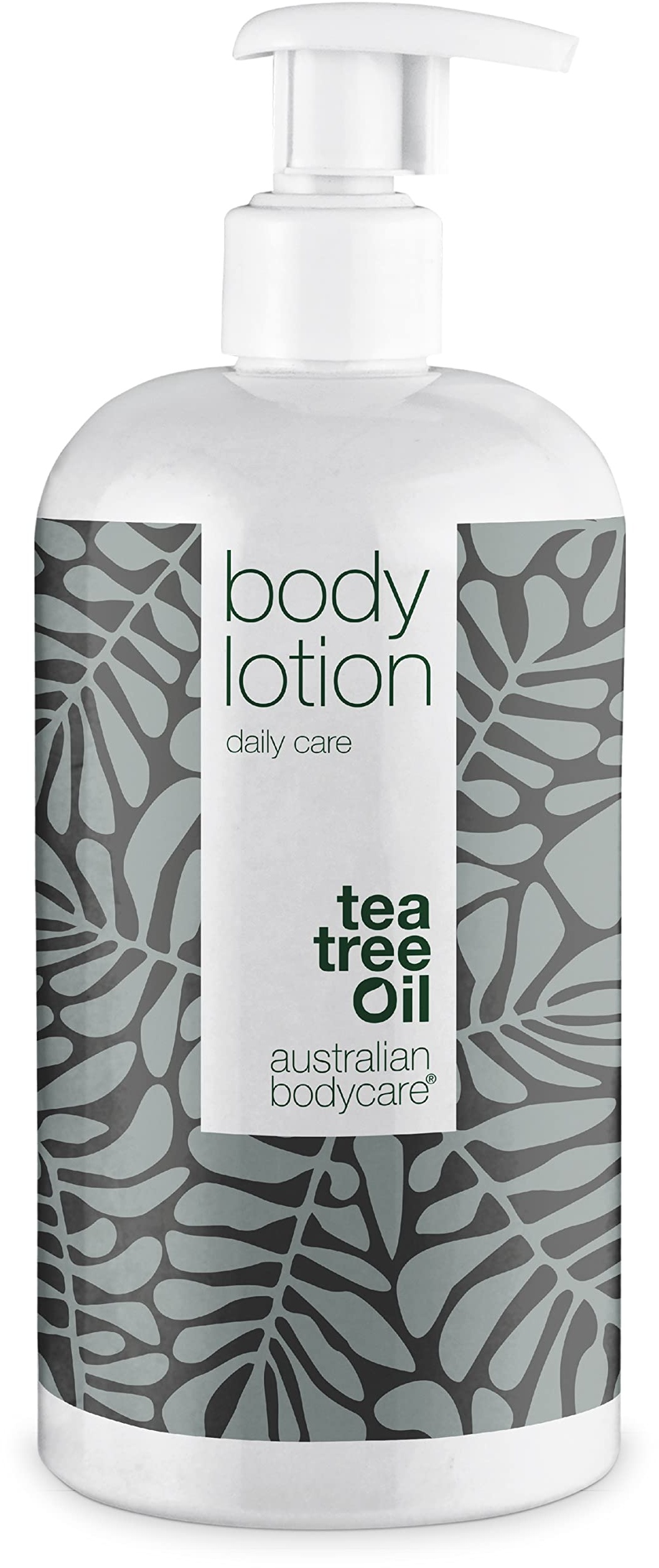 Teebaumöl Body Lotion 500 ml | Vegan | Teebaumöl Körperlotion für Männer & Frauen bei Unreiner & Trockener Haut, Pickeln, Juckreiz, Schweißgeruch | Auch zur Pflege bei Pilzinfektionen, Ringelflechte