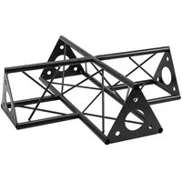 Decotruss SAC-41 Kreuzung 4-Wege, schwarz