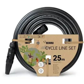 rehau industries se & co. kg Gartenschlauch Set 25 m schwarz