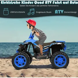 Goplus Kinder-Elektroquad blau (12V)