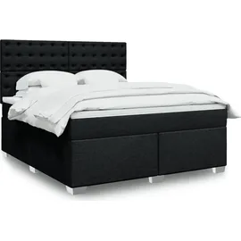 vidaXL Boxspringbett 180 x 200 cm Schwarz