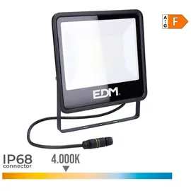 EDM 70409 8200 Lm Black Series Led-strahler 100w - Black - One Size