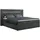 MKS Boxbett, GOLD-6 Led, 160/200 Dunkelgrau Struktur - H4