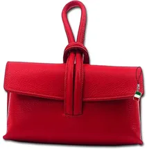 FLORENCE Abendtasche Leder Red