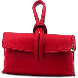 FLORENCE Abendtasche Leder Red