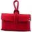 FLORENCE Abendtasche Leder Red