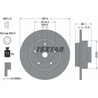 Textar Bremsscheibe PRO