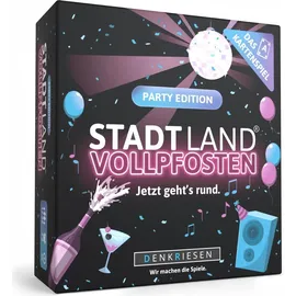 Denkriesen Stadt Land Vollpfosten® - Das Kartenspiel - Party Edition "Jetzt geht's rund" (Spiel)