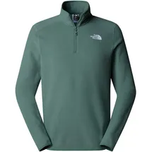 The North Face 100 Glacier 1/4 Zip - EU Herren Duck Green Größe