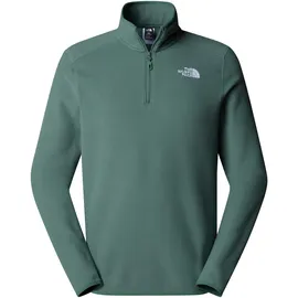 The North Face 100 Glacier 1/4 Zip - EU Herren Duck Green Größe