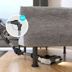 Balter Home BALTER VERTU X11 PRO kabelloser Akku Staubsauger mit Wischfunktion, ALL-IN-ONE Akku- & Handstaubsauger, 350W hohe Saugleistung, bis zu 50 Minuten