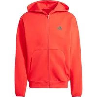 Adidas Future Icons Small Logo Reißverschlusspullover - Pure Ruby XL