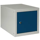 Nordwest Handel AG Schließfachschrank lichtgrau/enzianblau H350xB400xT450mm 1 Abt.