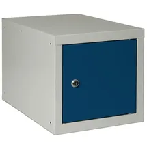 Nordwest Handel AG Schließfachschrank lichtgrau/enzianblau H350xB400xT450mm 1 Abt.