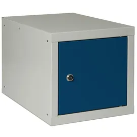 Nordwest Handel AG Schließfachschrank lichtgrau/enzianblau H350xB400xT450mm 1 Abt.