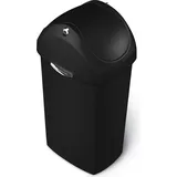 simplehuman Swing Lid Can 40 l Schwarz