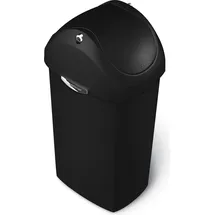 simplehuman Swing Lid Can 40 l Schwarz