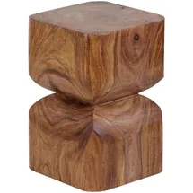 Wohnling Beistelltisch Sheesham 30 x 30 x 45 cm